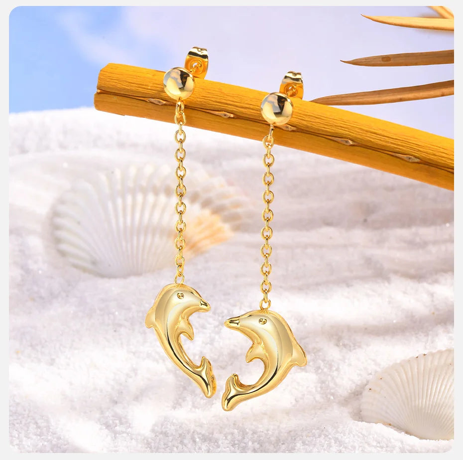 Women Long Drop Earrings