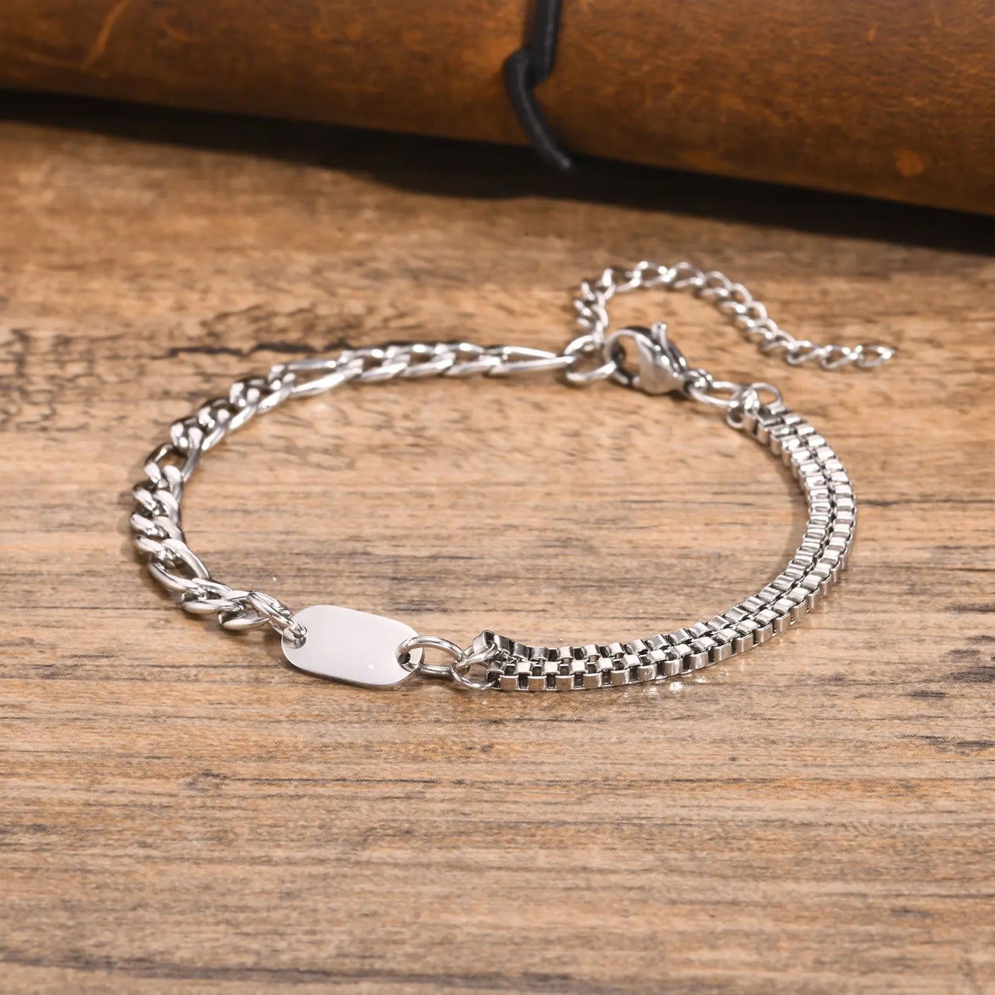 Habibi-A-Z Initial Bracelets for Men Women