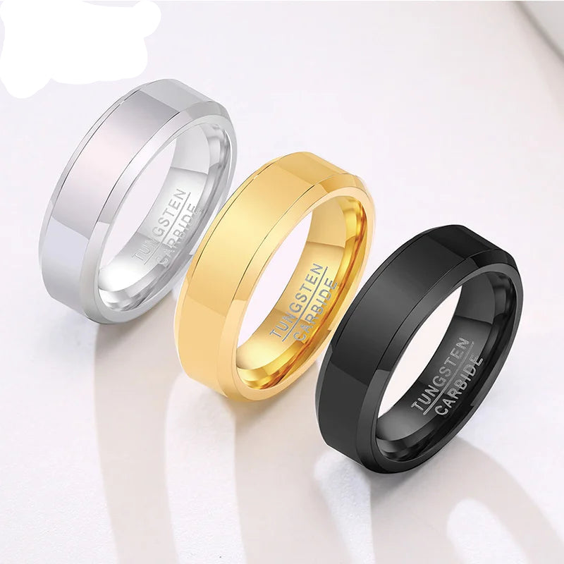 Thutmose Ring, 6mm Wide Casual Wedding Rings for Male Jewelry, homem anillos